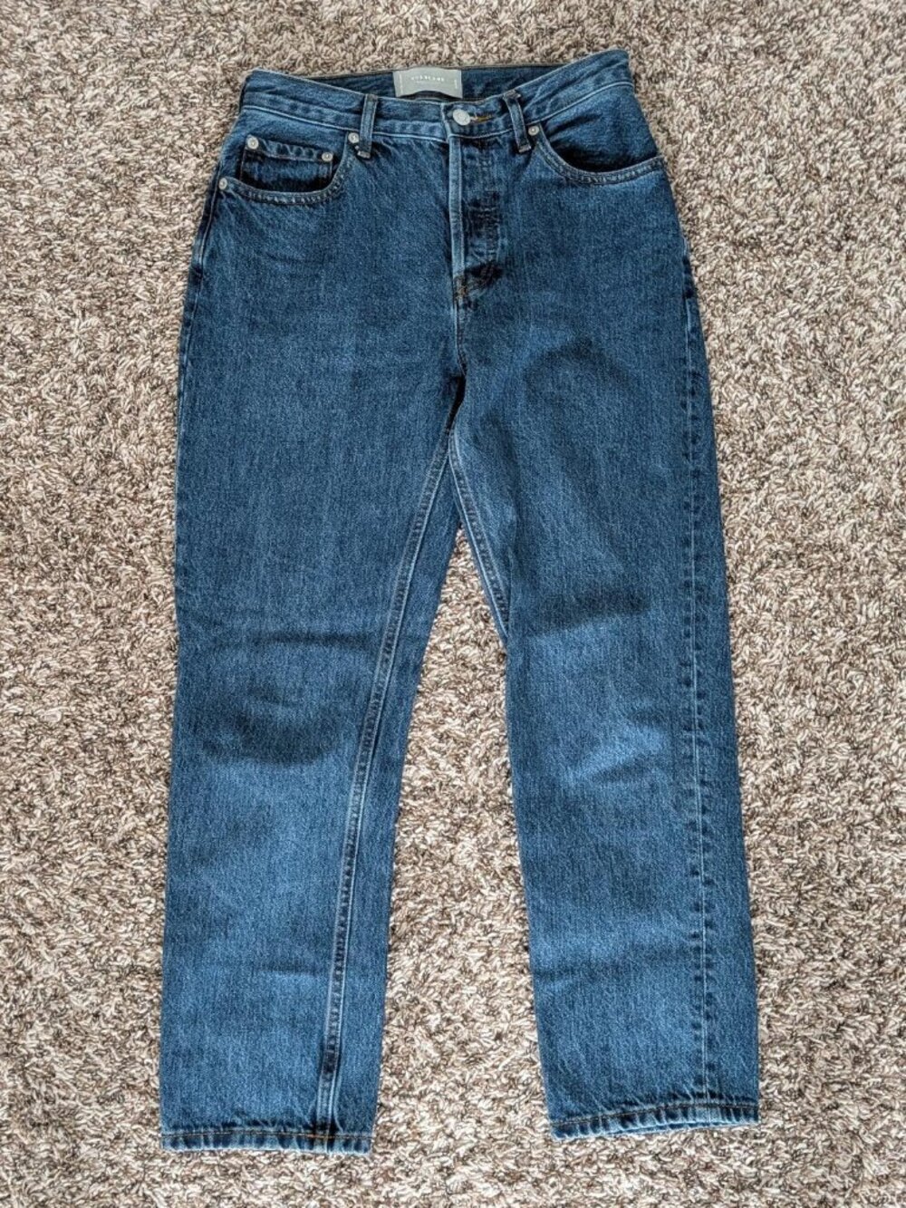 Everlane The 90's Cheeky Jean Ankle in Deep Atlantic